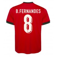 Portugal Bruno Fernandes #8 Replica Home Shirt Euro 2024 Short Sleeve